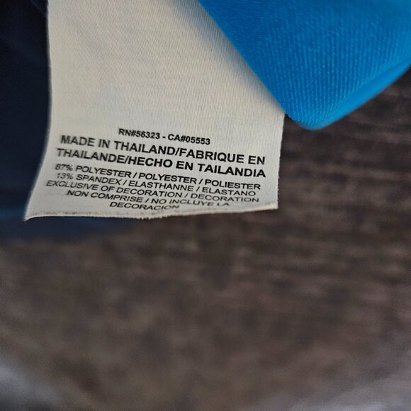 Nike Golf Dri Fit Mens Large Blue Short Sleeve Polo Golf Shirt Standard Fit - Picture 4 of 7